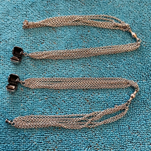 Pandora Multi Strand Mesh One Station Clip “Capture” Bracelet - Picture 3 of 7